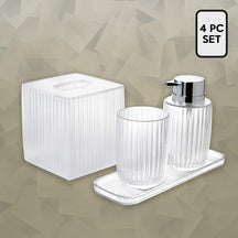 Elegant Bathroom Accessories - Set of 4 - Decozen