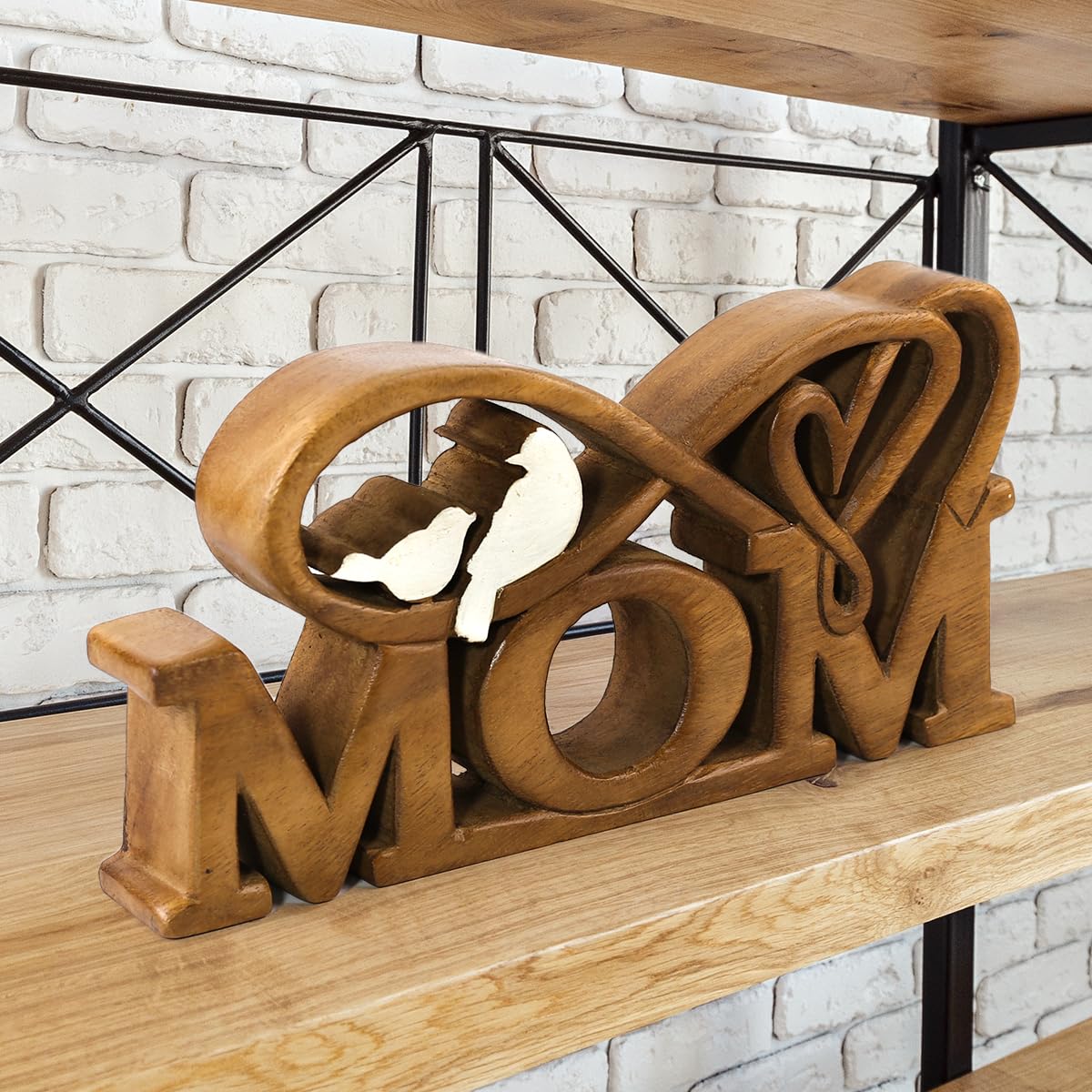 Mom Handmade Wooden Sculpture - Decozen