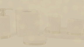 Bathroom Accessory Set – Elegant Bath Collection with Tissue Box Cover and Storage Solution