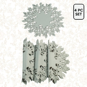 Gray Table Placemats - Alvina Collection - Decozen