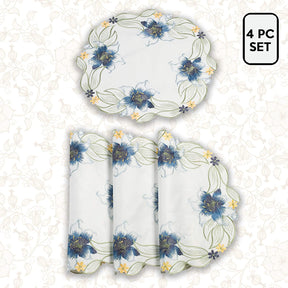 Ivory Table Runner - Cedrick Collection - Decozen