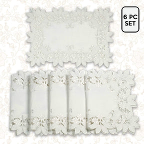 Elegant White Table Linens - Decozen