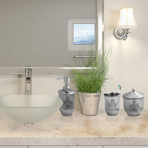 The Durkee Collection - Elegant Modern Bathroom Décor Accessories Set of 5 - Decozen