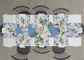 Floral Design Cork Backed Placemats - Decozen