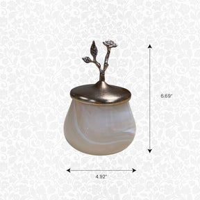 The Vintage Rose Collection - Cotton Ball Container - Decozen