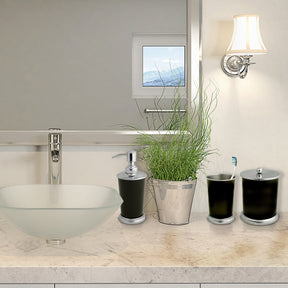 The Maebrie Collection - Elegant Modern Bathroom Décor Accessories Set of 5 - Decozen