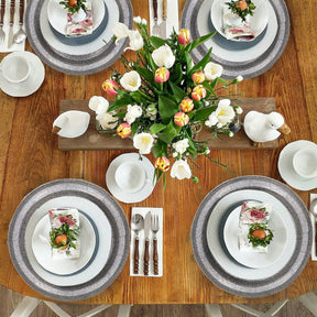 The Steffey Beaded Placemats - Set of 4