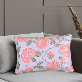 Floral Printed Throw Pillow Covers - Set of 4 - Decozen