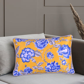 Floral Printed Throw Pillow Covers - Set of 4 - Decozen
