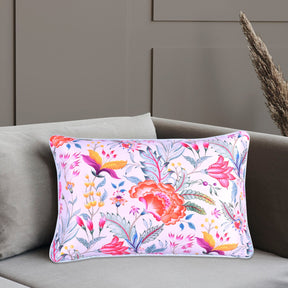 Floral Printed Throw Pillow Covers - Set of 4 - Decozen