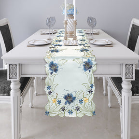Ivory Table Runner - Cedrick Collection - Decozen