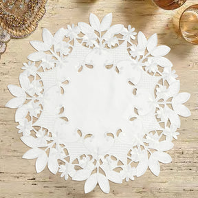 White Table Cover - Deandra Collection