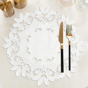 White Table Cover - Deandra Collection