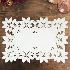 White Table Cover - Deandra Collection