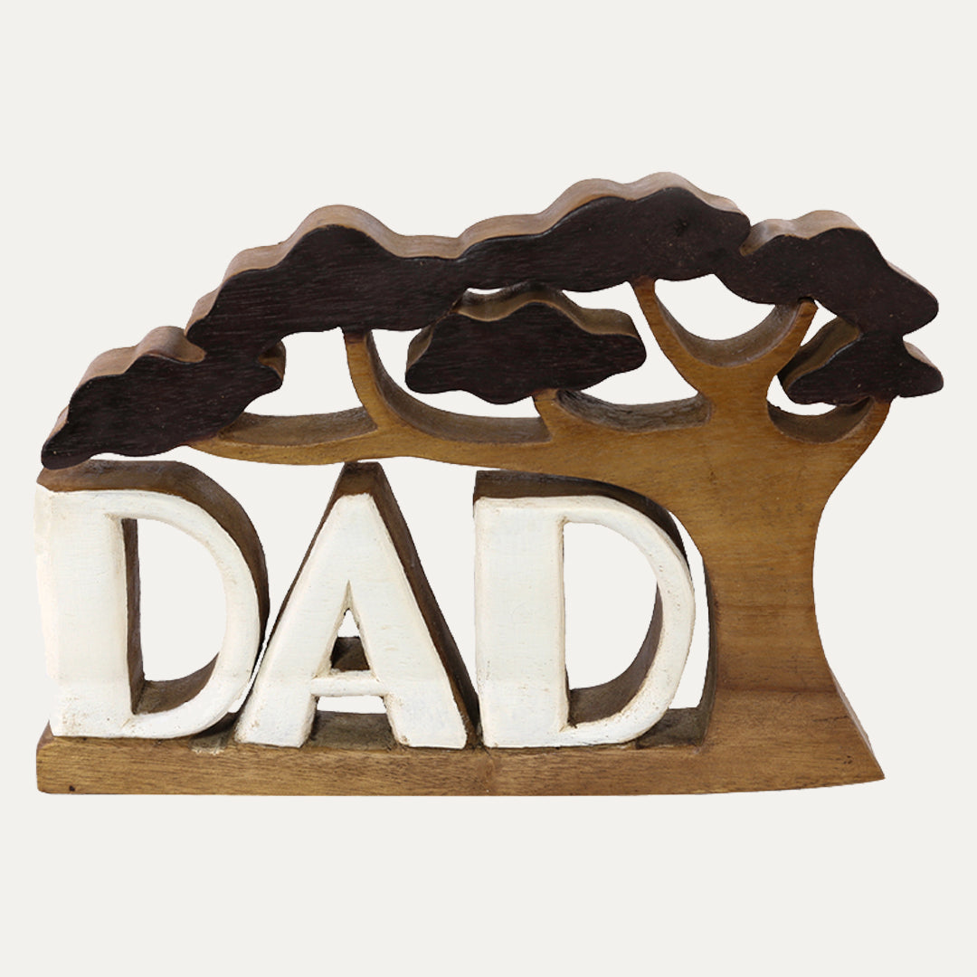Dad Handmade Wooden Sculpture - Decozen