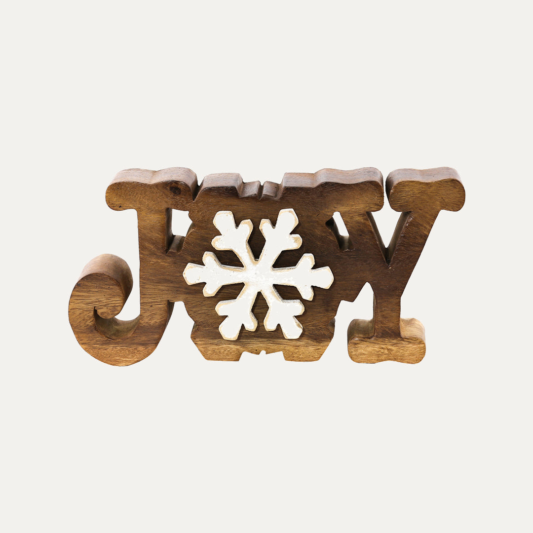 Joy Handmade Wooden Sculpture - Decozen