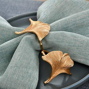 Napkin Rings in White Gold Design - Decozen