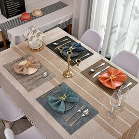 Napkin Rings in Gold Reindeer Design - Decozen