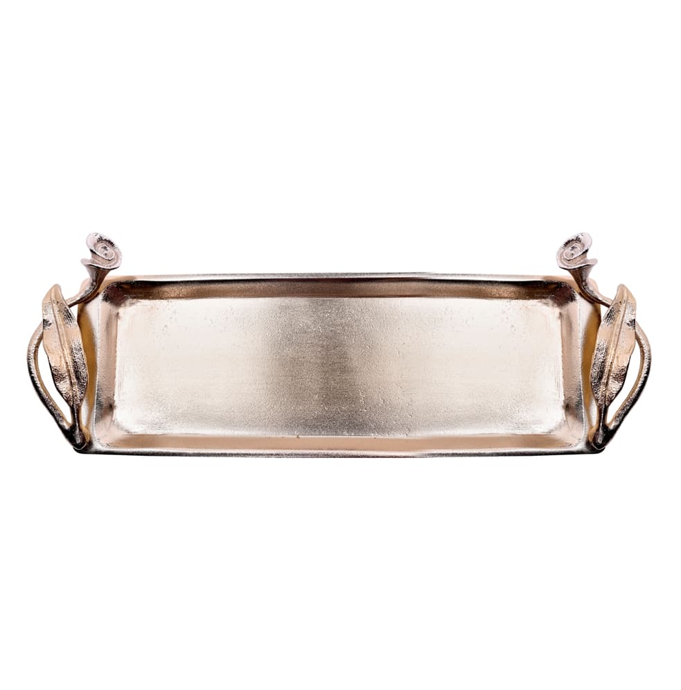 Elegant bathroom vanity tray from BD-Tray's Arabesque collection, designed for stylish bath décor and organization.