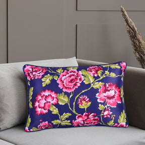 Floral Printed Throw Pillow Covers - 14 x 20 Inches - Decozen