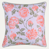 Floral printed throw pillow cover in 20x20 inches with colorful floral pattern, designed for decorative throw pillows.