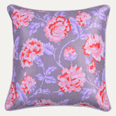 Floral printed throw pillow cover, 20x20 inches, designed by CC-9694-A-4, featuring colorful floral patterns on fabric.
