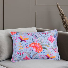 Floral Printed Throw Pillow Covers - 14 x 20 Inches - Decozen