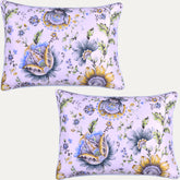 Floral Printed Throw Pillow Covers - 14 x 20 Inches - Decozen