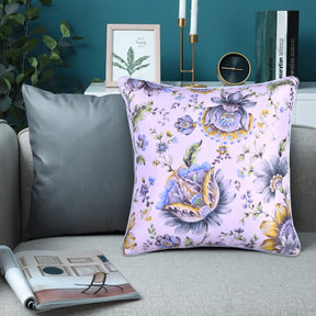 Floral printed throw pillow cover in 20x20 inches with vibrant floral design, made by CC-9699-A-4.