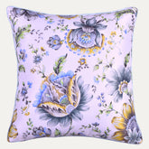Floral printed throw pillow cover from CC-9699-A-4, 20x20 inches, featuring vibrant floral design on soft fabric.