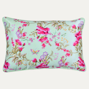 Floral Printed Throw Pillow Covers - 14 x 20 Inches - Decozen
