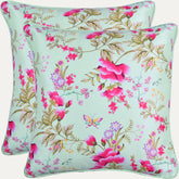 Floral Printed Throw Pillow Covers - 20 x 20 Inches - Decozen