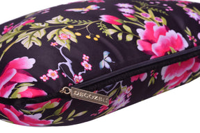 Floral printed throw pillow cover in 14x20 inches with colorful floral design, made by CC-9702-4.