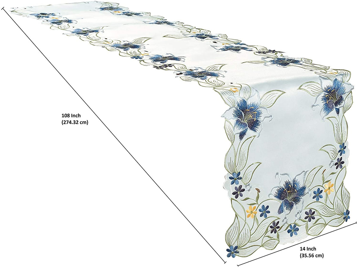 Table Runner with European Embroidery - Decozen