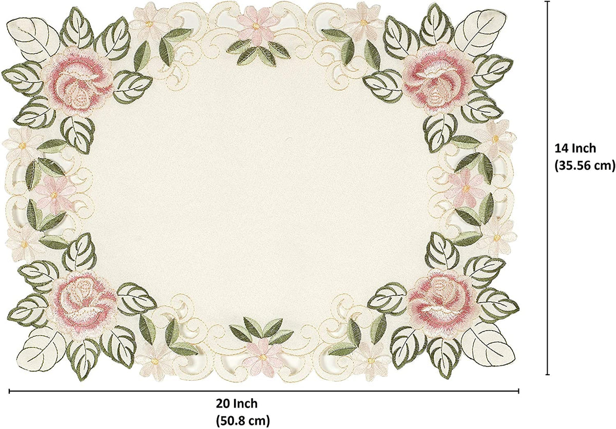 Placemats with European Embroidery - Set of 6 - Decozen