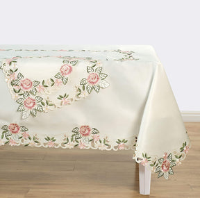 Table Runner with European Embroidery - The Bryton Collection - Decozen