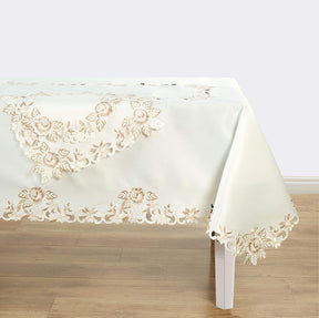 Table Runner with European Embroidery - The Dayse Collection - Decozen