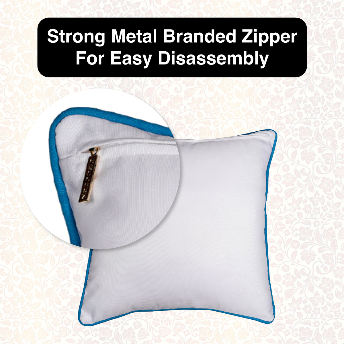 Butterfly Printed Throw Pillow Cover - Set of 4 - Decozen