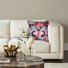 Butterfly Printed Throw Pillow Cover - Set of 4 - Decozen