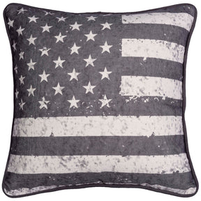 Patriotic Design Printed Throw Pillow Cover - Set of 3, 18 x 18 Inches - Decozen