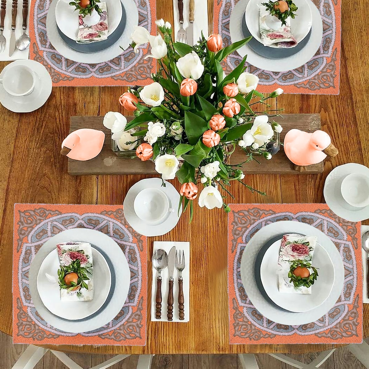 The Edmonia Beaded Placemats - Decozen