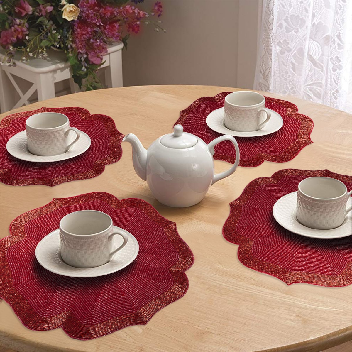 The Koleda Beaded Placemats - Decozen