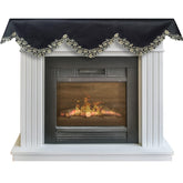 Midnight Gold – Black Gold Mantel Scarf, Tarantino Collection Decorative Home Accent 18*90 Inch - Decozen