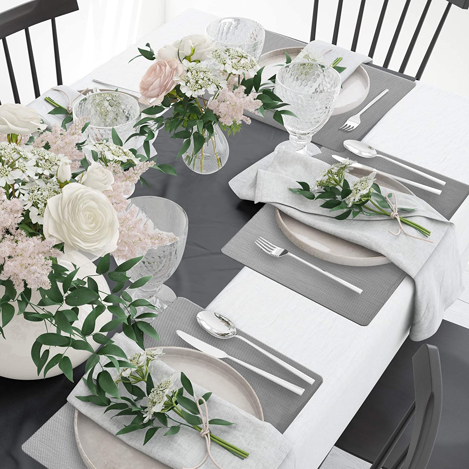 Woven PVC Placemats - Set of 4 and 8 - Decozen