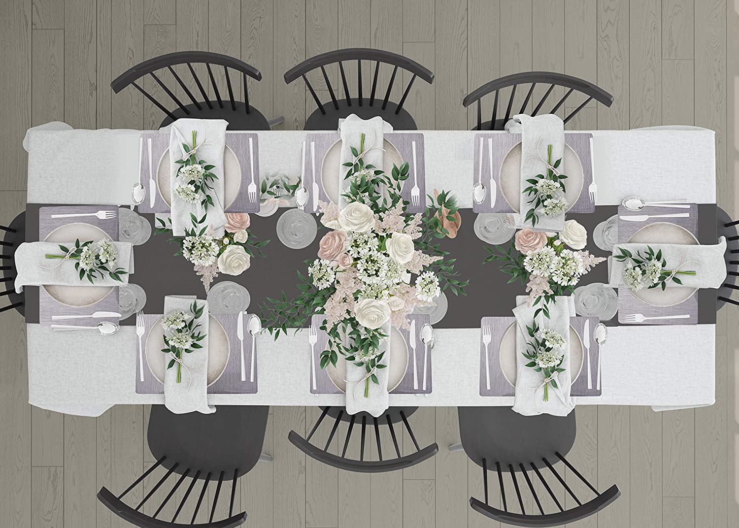 Woven PVC Placemats - Set of 4 and 8 - Decozen