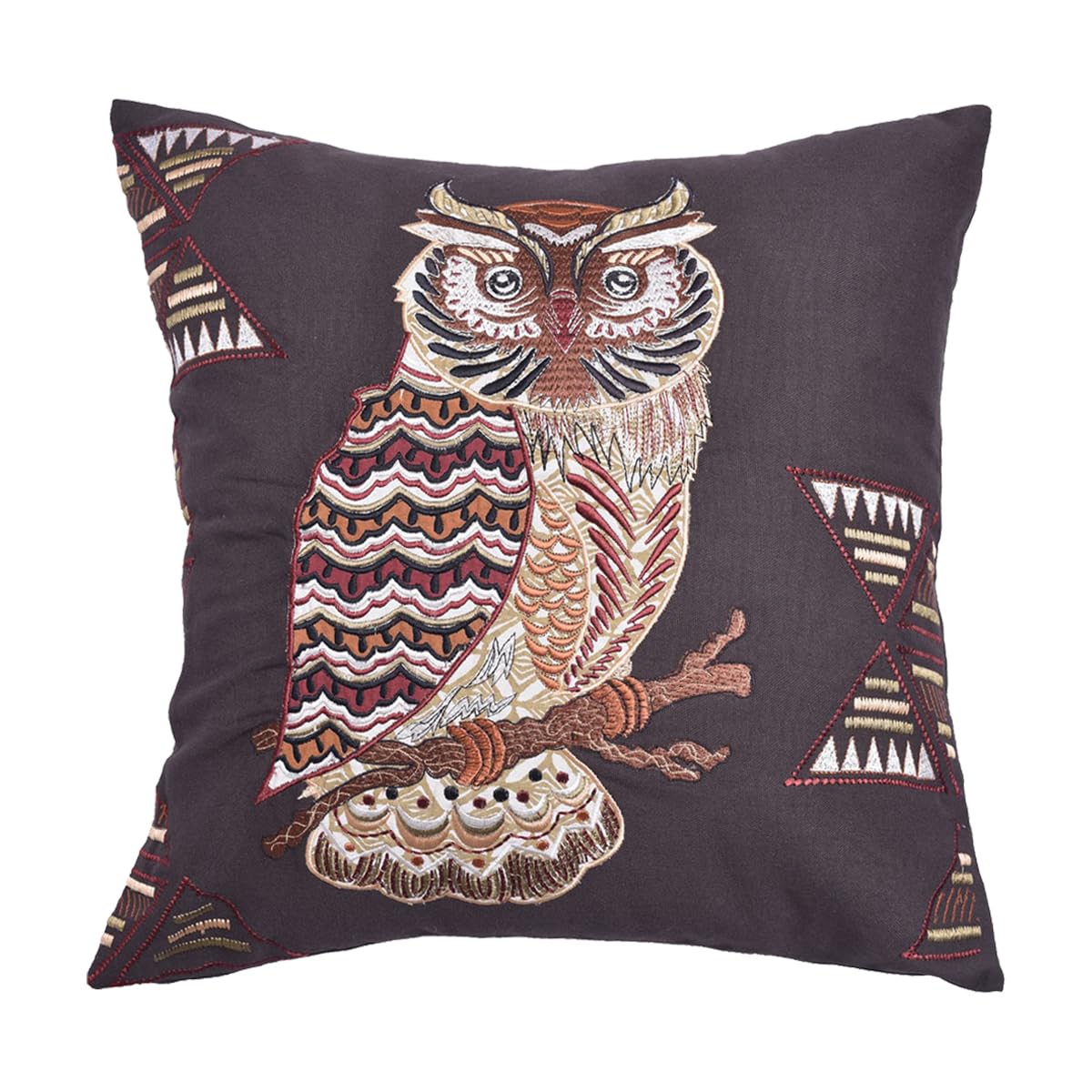 Owl Printed Design Throw Pillow Covers - Decozen